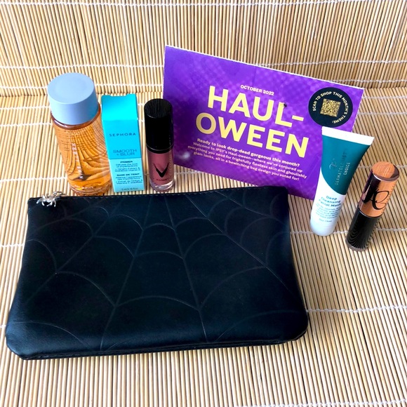 ipsy Other - BRAND NEW UNUSED IPSY BUNDLE HALLOWEEN HAUL 5 Pc Set with Black Widow Spider Bag